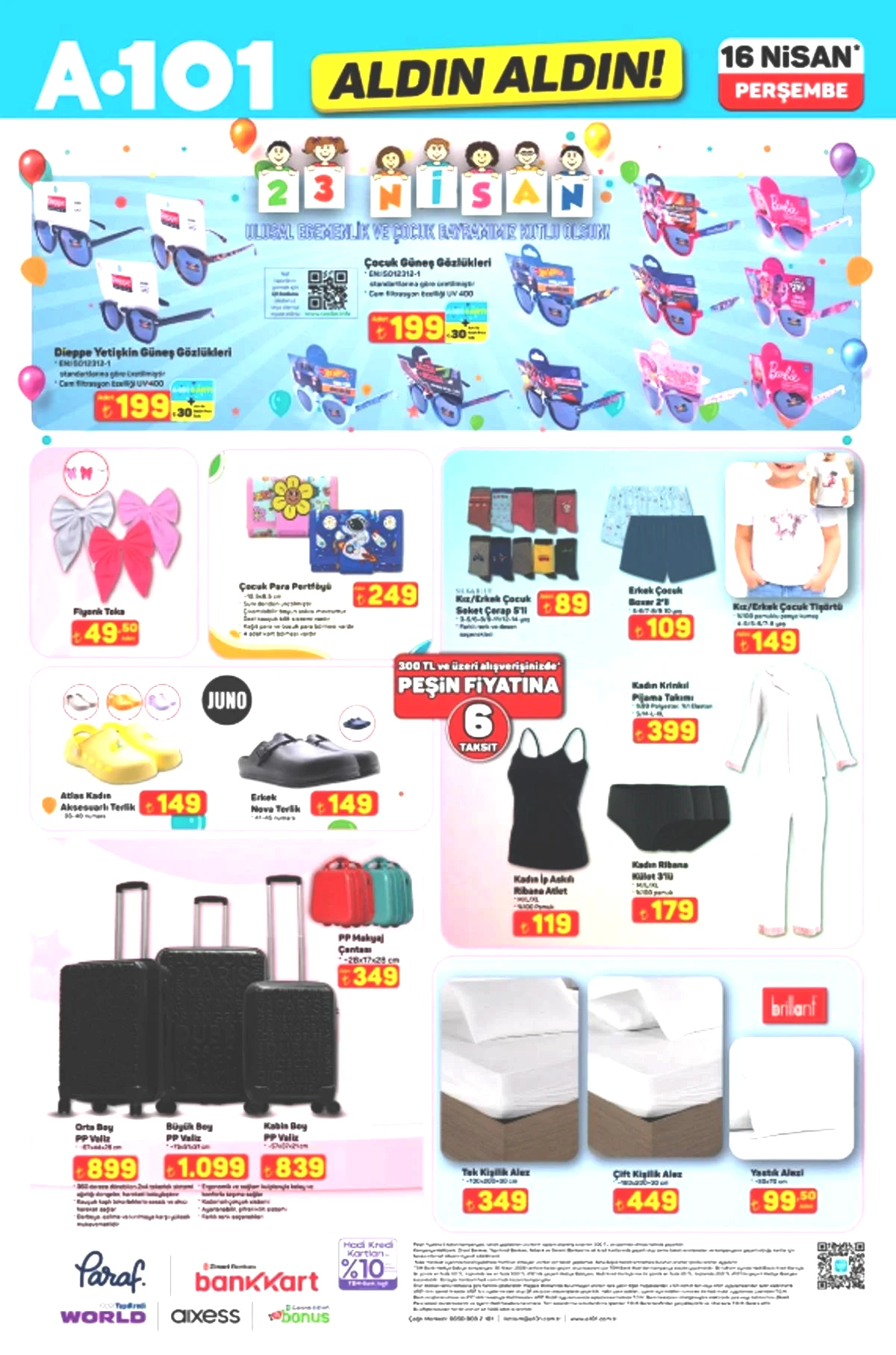 A101 e Columbia ayakkabı geliyor! 16 Nisan 2026 A101 kataloğu 15