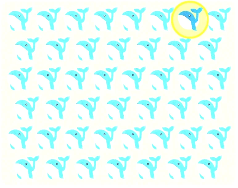 Yüksek IQ'su olanlar için çocuk oyuncağı! Resimdeki farklı balinayı sadece gerçek dahiler 6 saniyede buluyor - Resim : 5