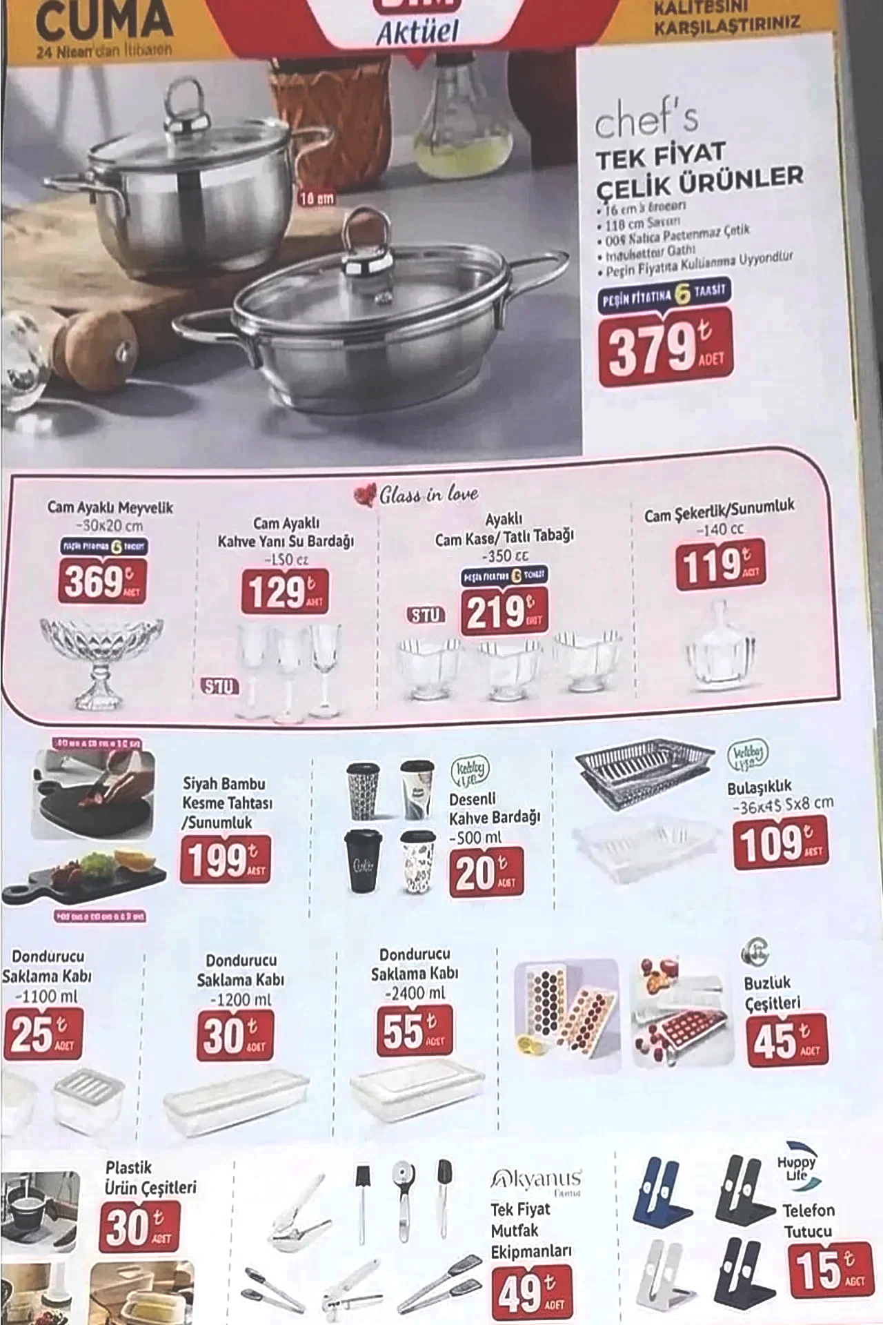 BİM Aktüel Kataloğu 17-24 Nisan 2026! Çadır çeşitleri, kamp sandalyesi, termos, televizyon ve klima geliyor