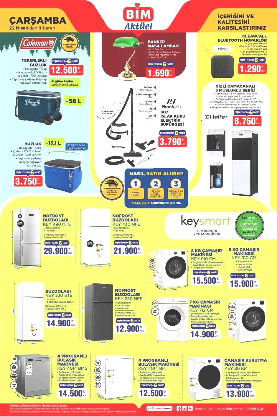 BİM AKTÜEL 22 NİSAN 2026 KATALOĞU