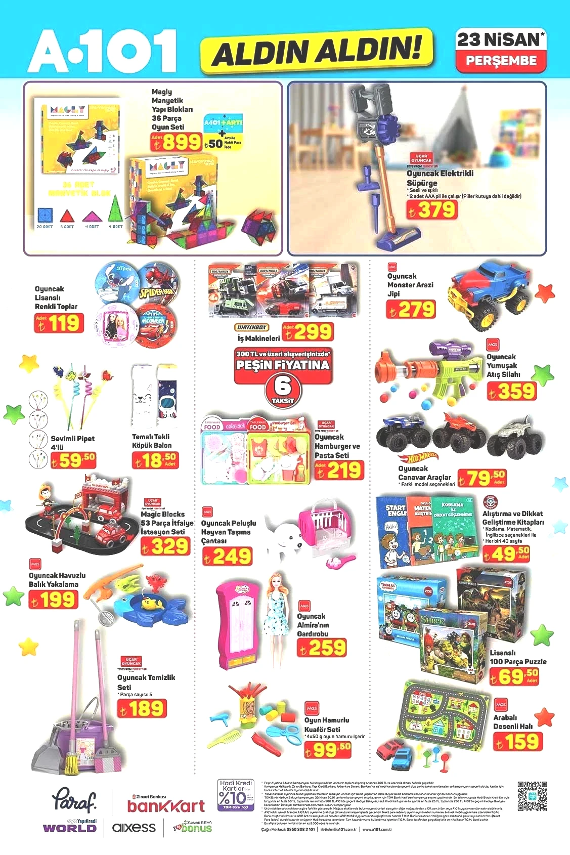 23 NİSAN A101 KATALOĞU