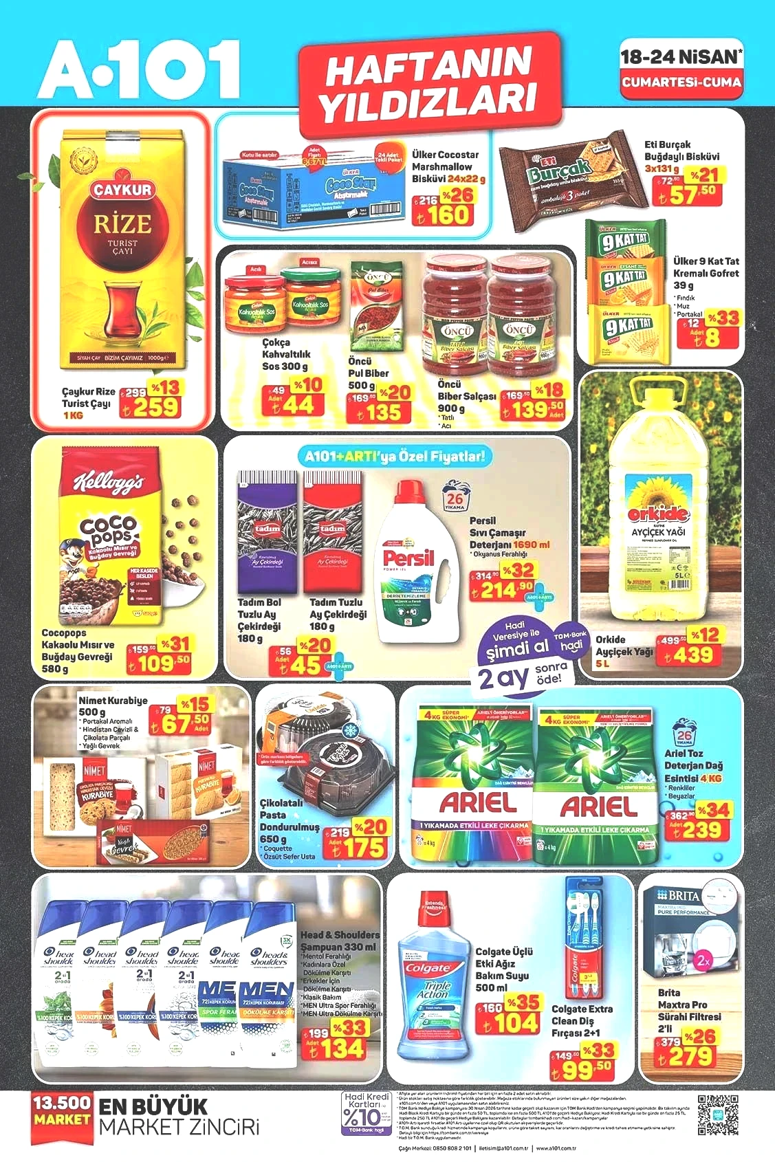 18-24 NİSAN A101 HAFTANIN YILDIZLARI