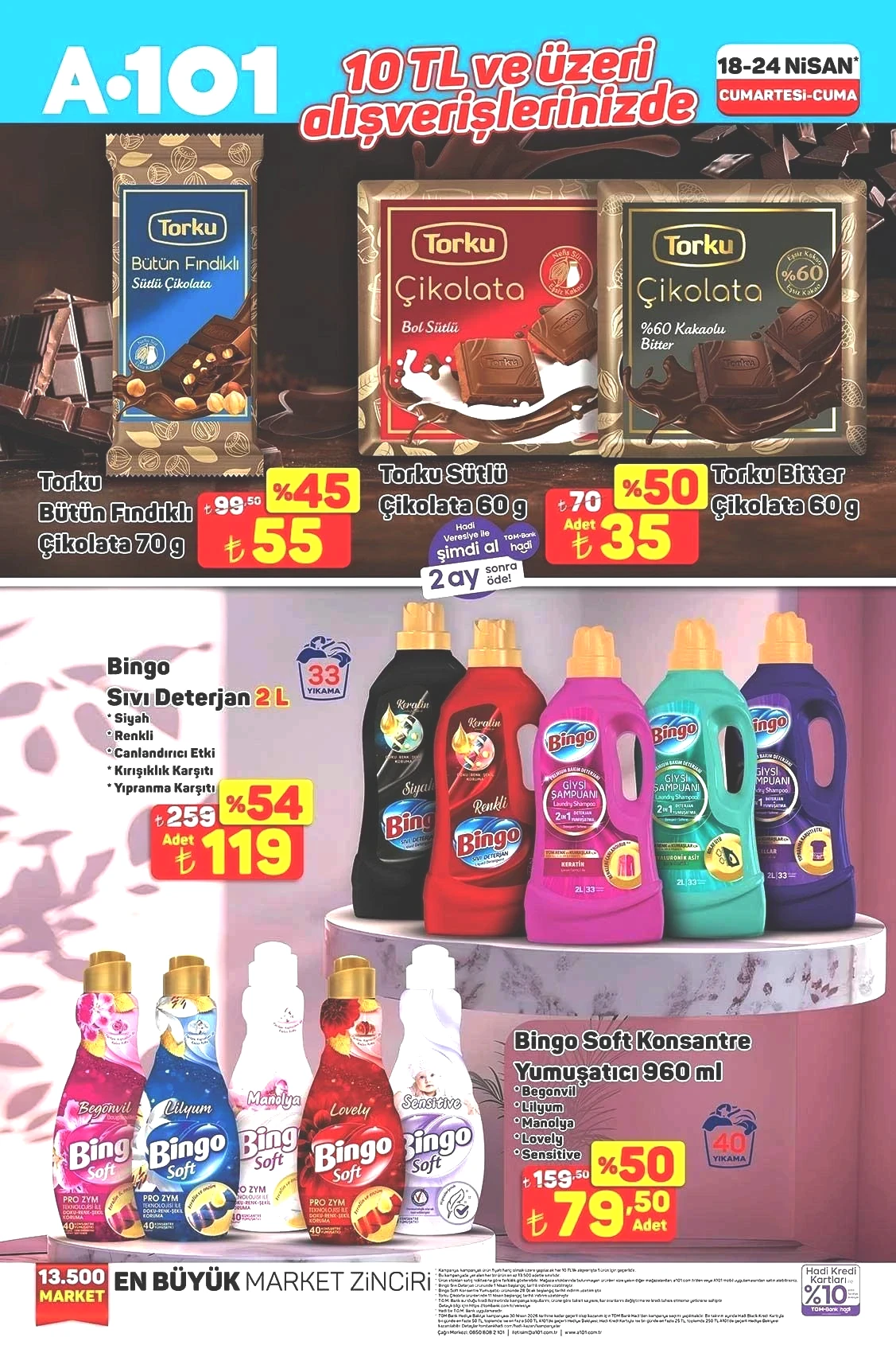 10 TL VE ÜZERİ ALIŞVERİŞLERDE GEÇERLİ