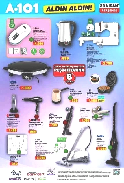 23 NİSAN A101 KATALOĞU